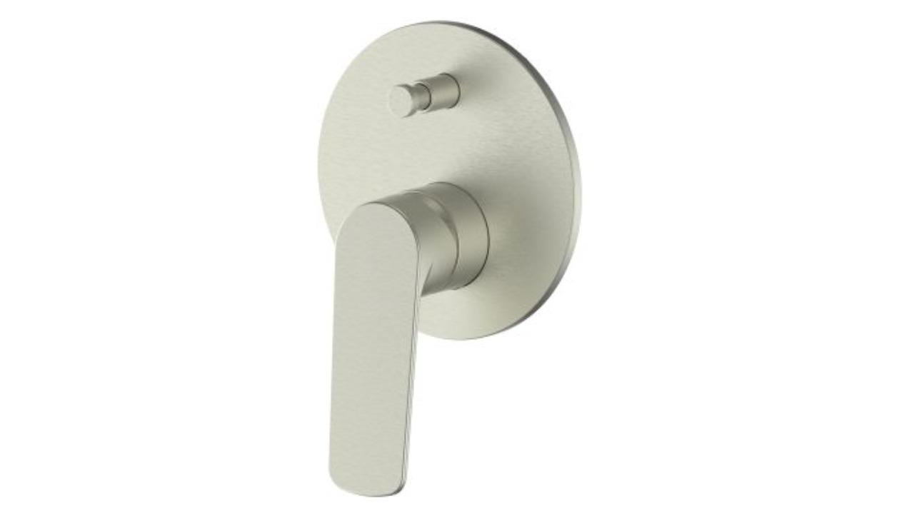 Greens Novi Shower Mixer with Diverter - Brushed Nickle
