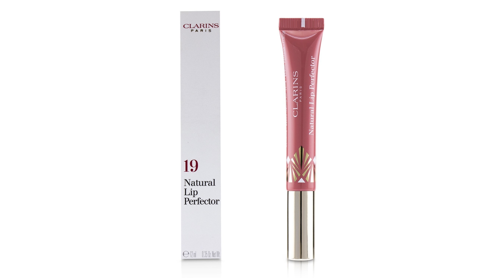 Clarins Natural Lip Perfector - # 19 Intense Smoky Rose -12ml/0.35oz