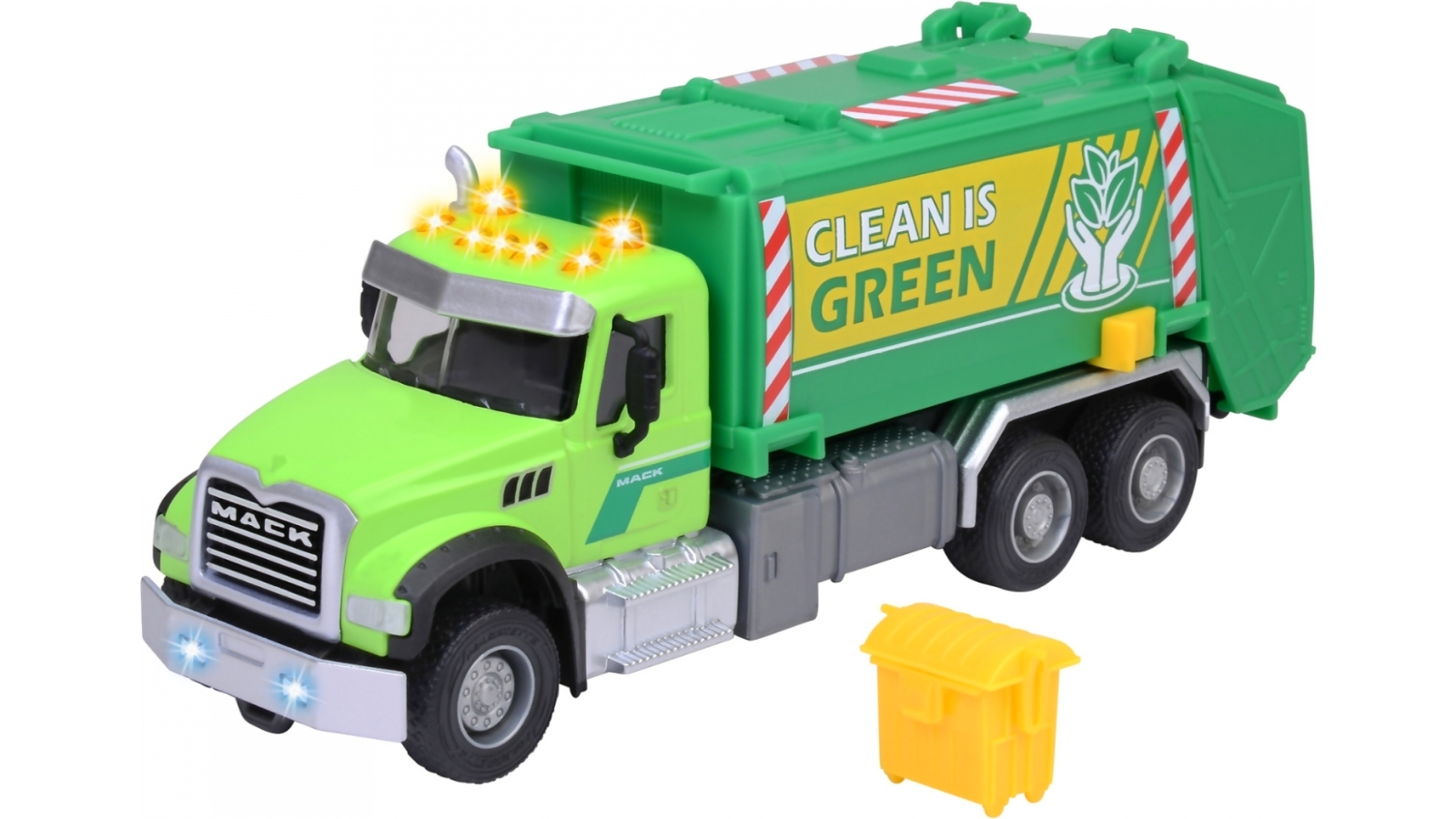 Majorette Mack Granite Garbage Truck