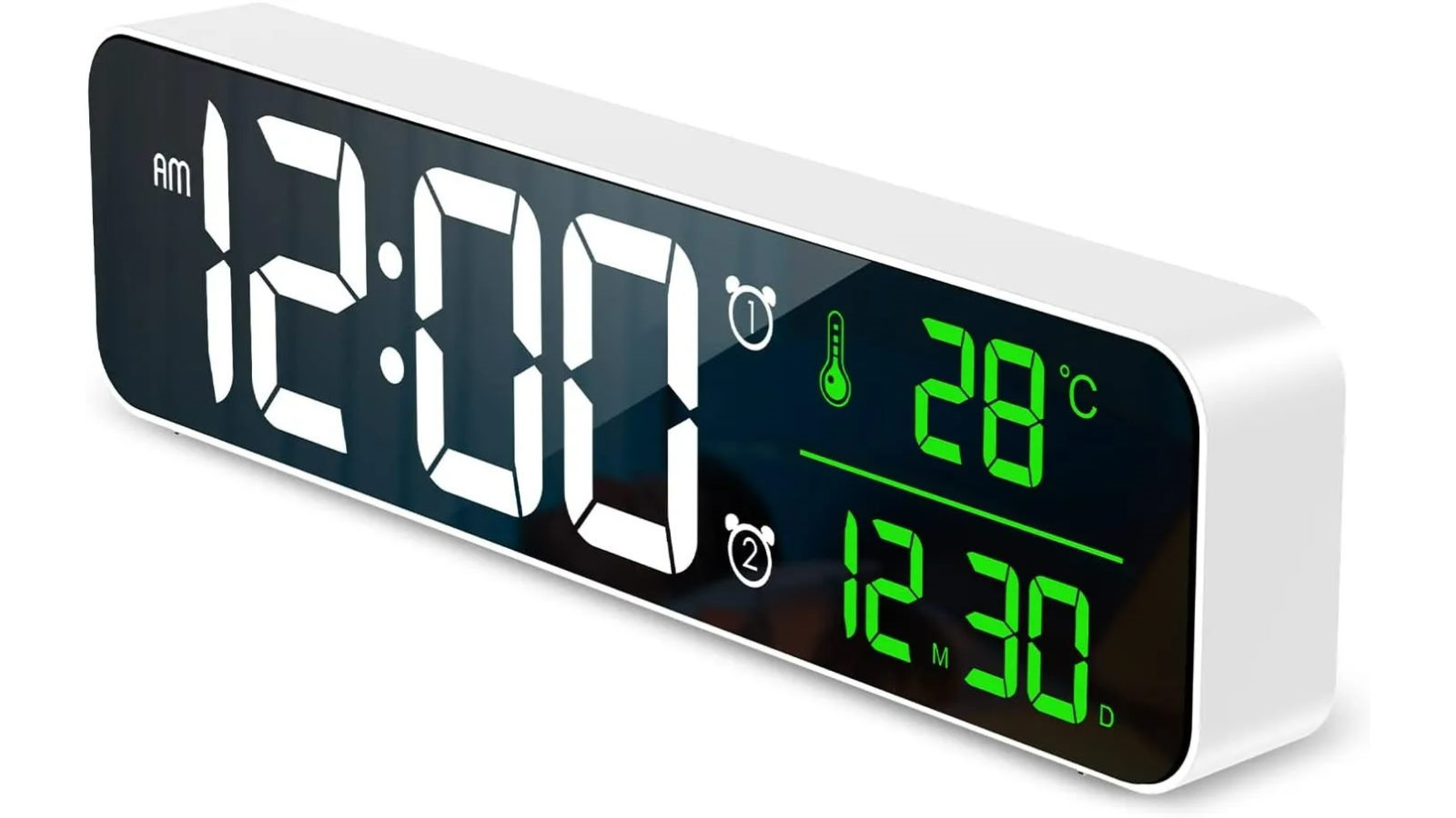 Vikus Digital Wall Clock Large LED Display 