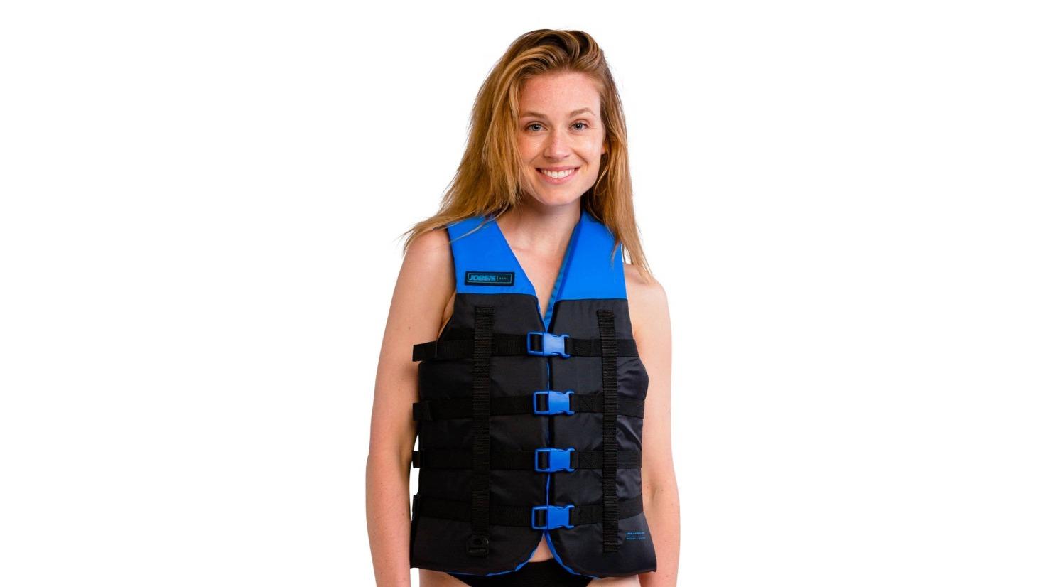 Jobe Blue Adult Unisex Nylon Entry Level Life Jacket - Large/X-Large