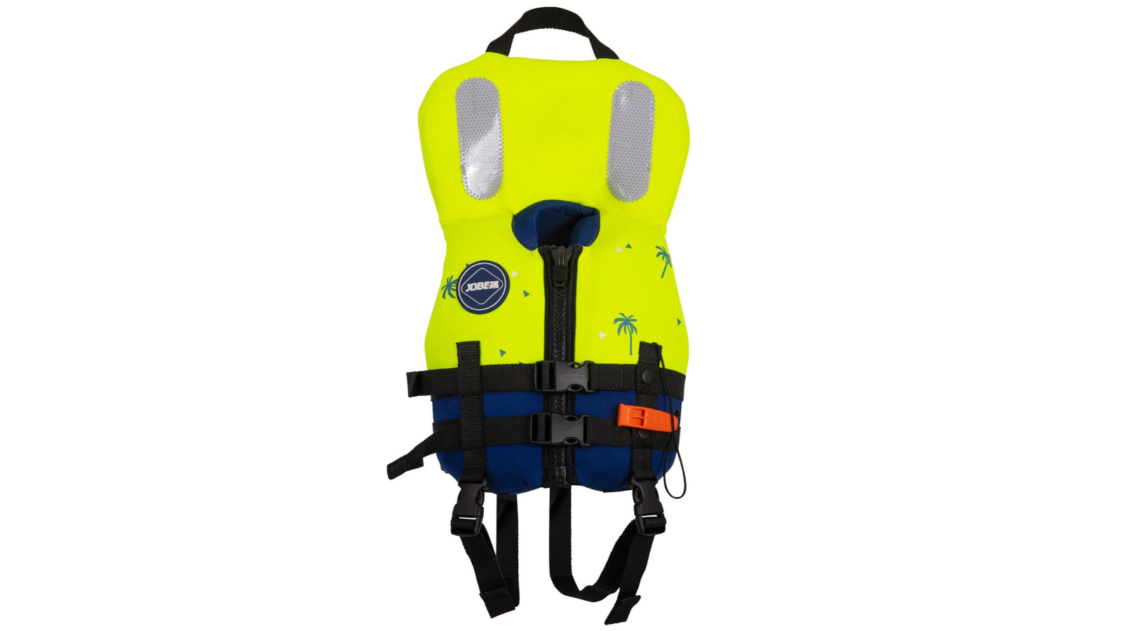 Jobe Unisex Kids Neoprene Yellow Reflective 100N Safety Life Jacket - X-Small/Small