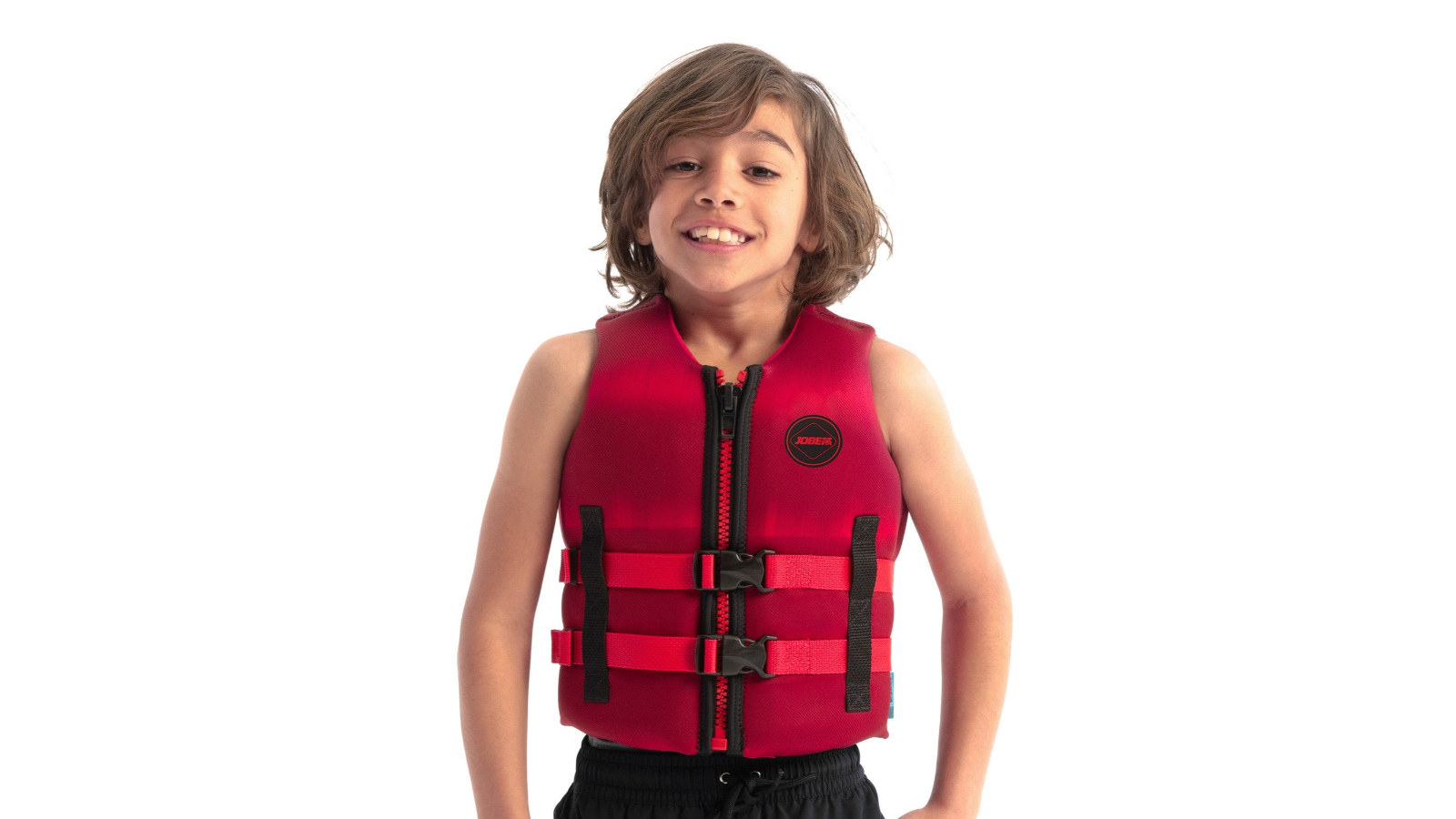 Jobe Red Kids Unisex 50N Neoprene Front Entry Life Vest