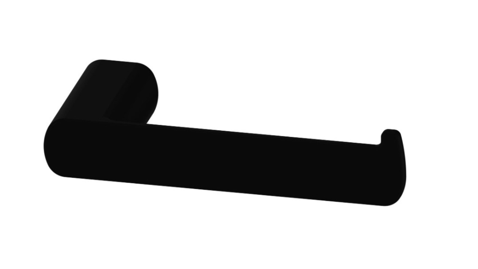 Greens Zeia Toilet Roll Holder - Matte Black