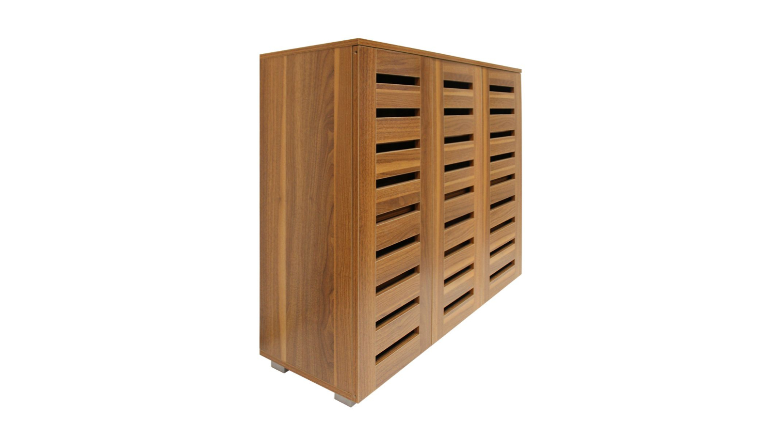 Wooden Cabinet Shelf Organiser Shoe Rack for 30 Pair Shoes - Oak