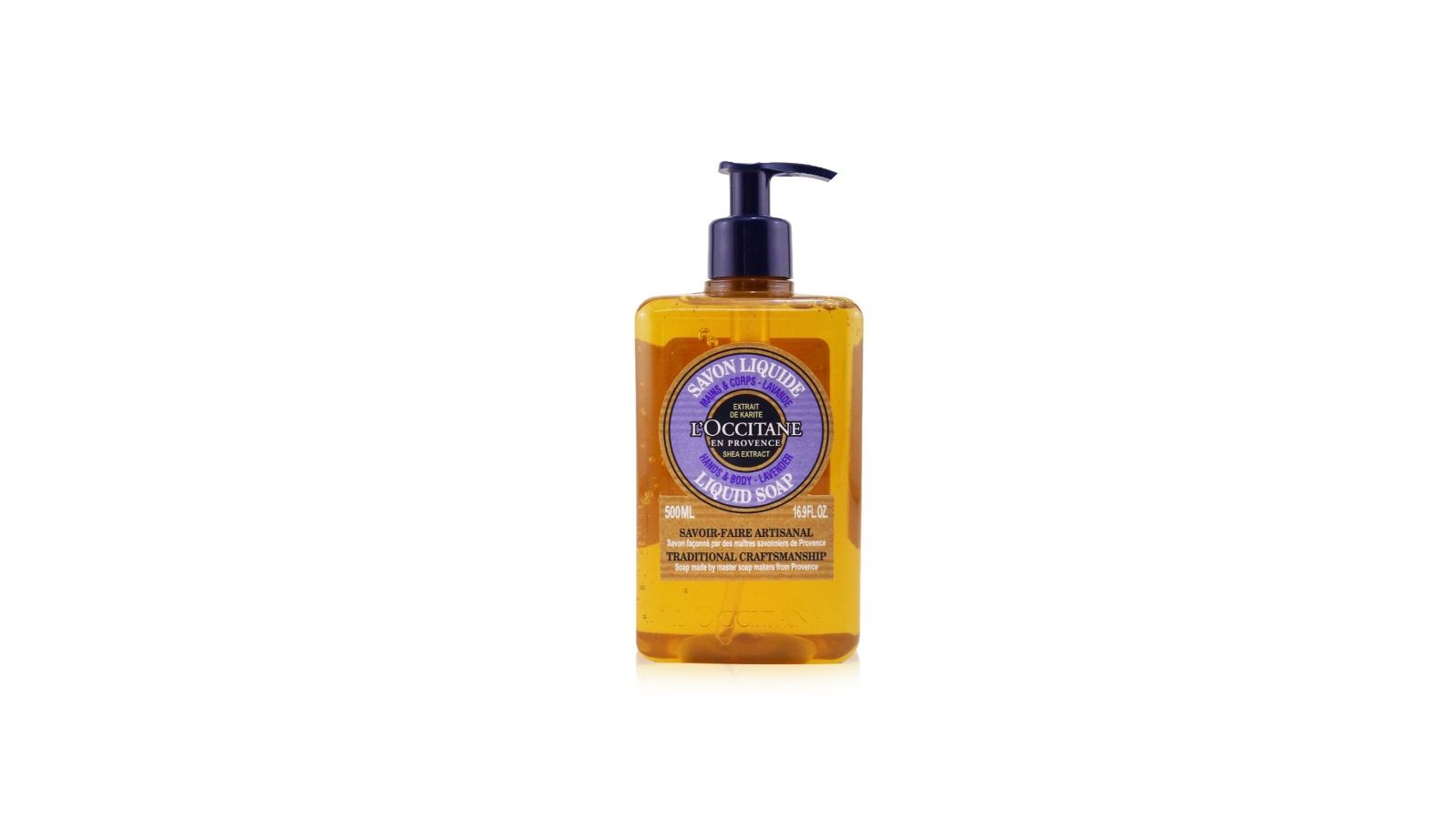 L'Occitane Lavender Liquid Soap For Hands & Body -500ml/16.9oz