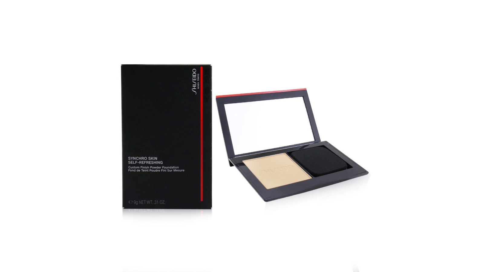 Shiseido Synchro Skin Self Refreshing Custom Finish Powder Foundation - # 160 Shell -9g/0.31oz
