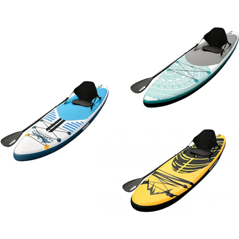 Weisshorn 10ft Inflatable Stand Up Surfboard with Kayak Paddleboard
