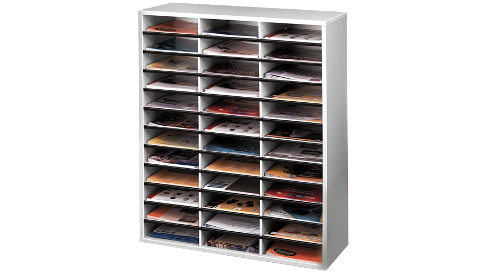 Fellowes 36 Compartments Bankers Box Litreature Sorter Dove Grey
