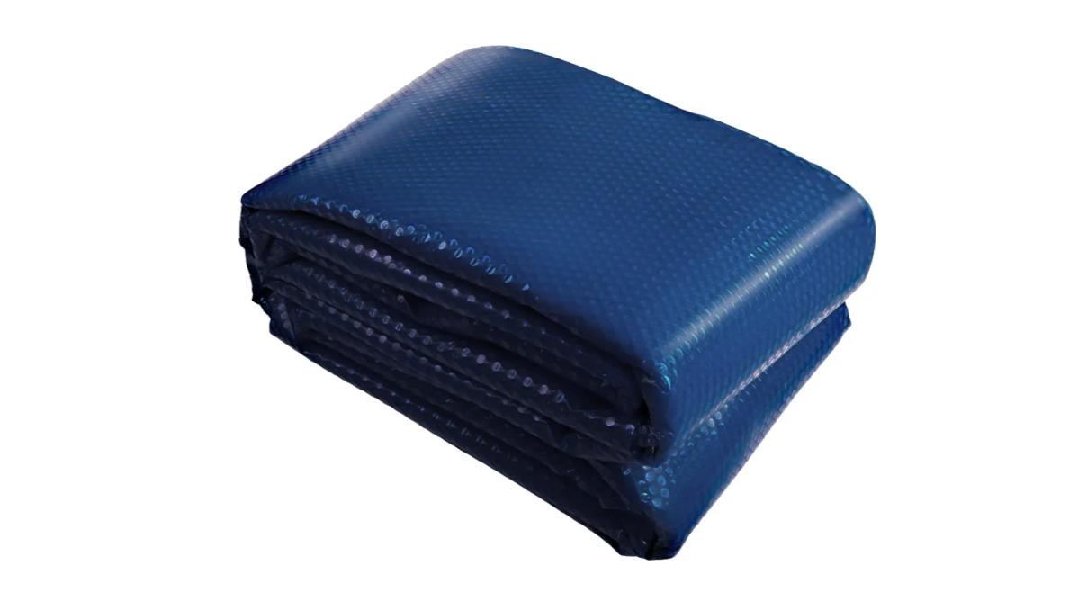 500 Micron Blue Black Bubble Solar Swimming Pool Cover - 6.5 x 3metre 