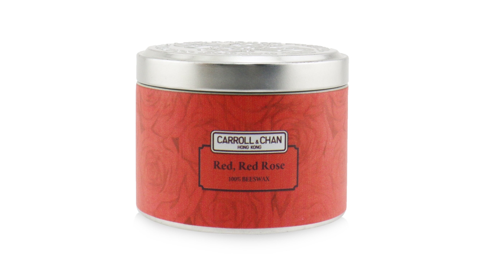 Carroll & Chan 100% Beeswax Tin Candle - Red Red Rose -(8x6) cm