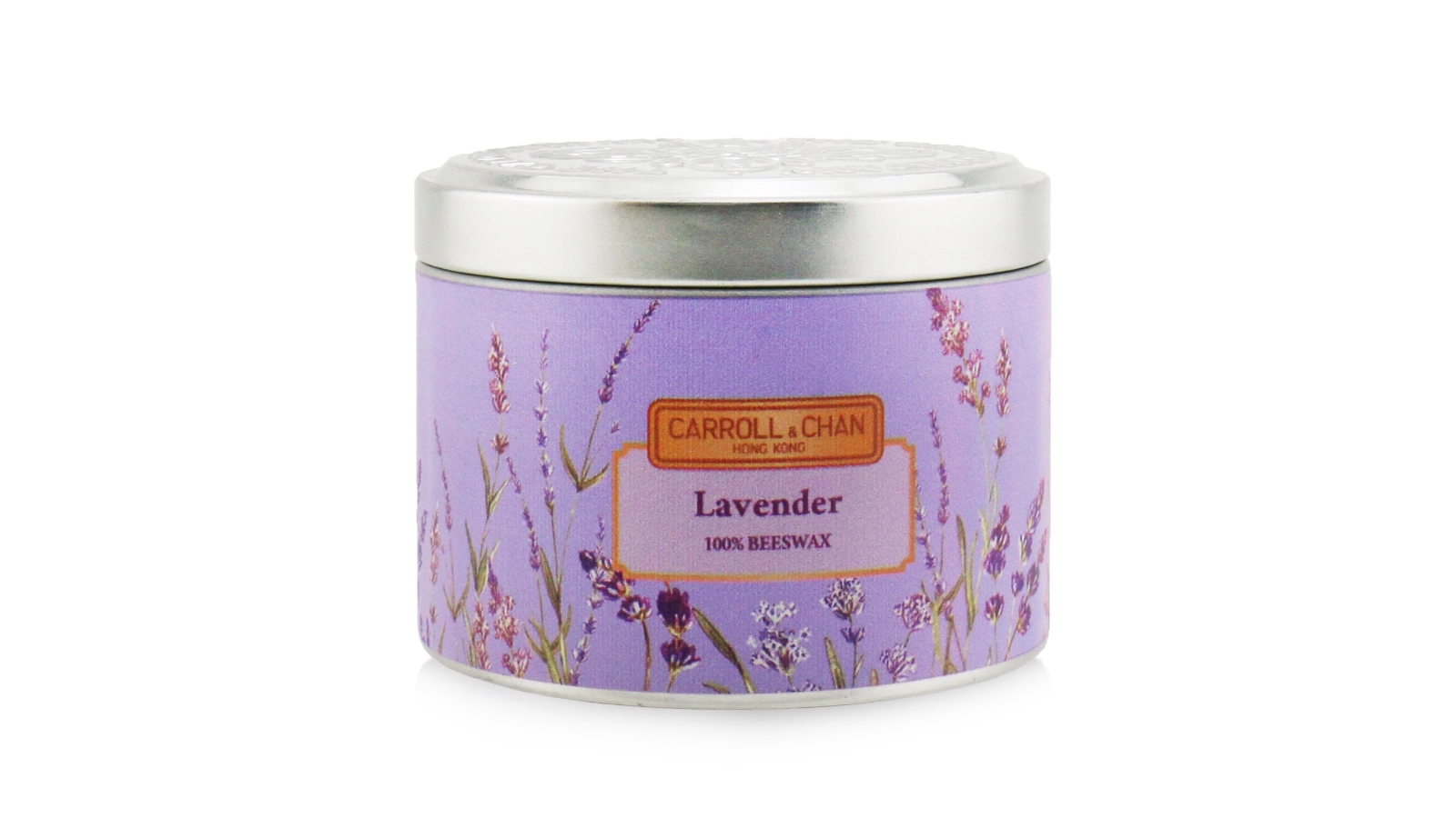 Carroll & Chan 100% Beeswax Tin Candle - Lavender -(8x6) cm