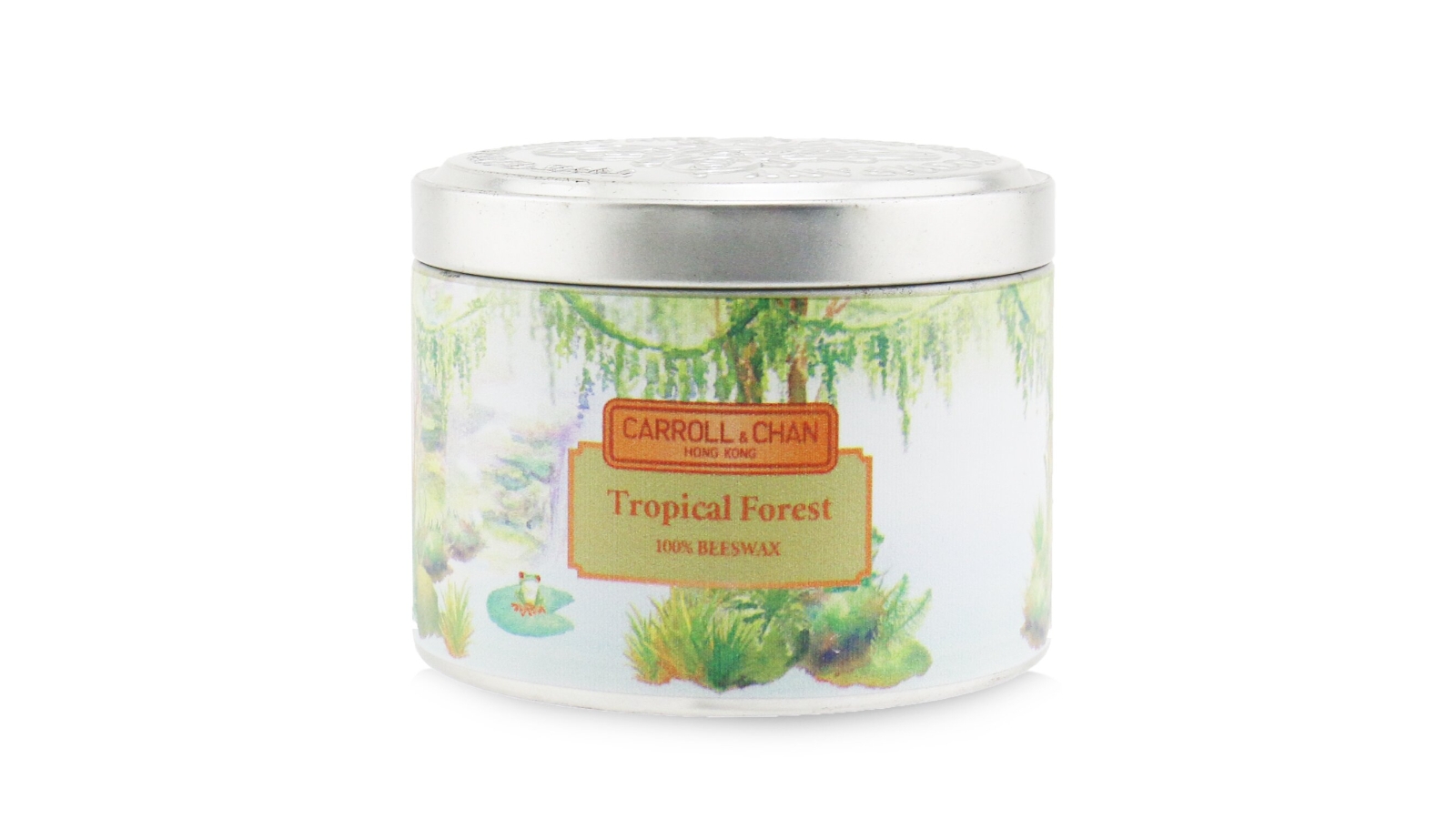 Carroll & Chan 100% Beeswax Tin Candle - Tropical Forest -(8x6) cm