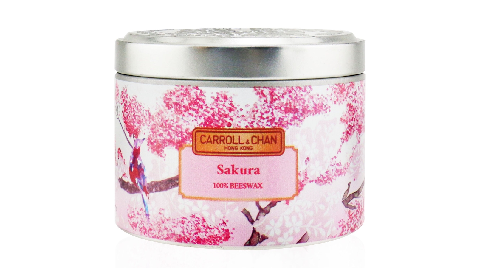 Carroll & Chan 100% Beeswax Tin Candle - Sakura -(8x6) cm