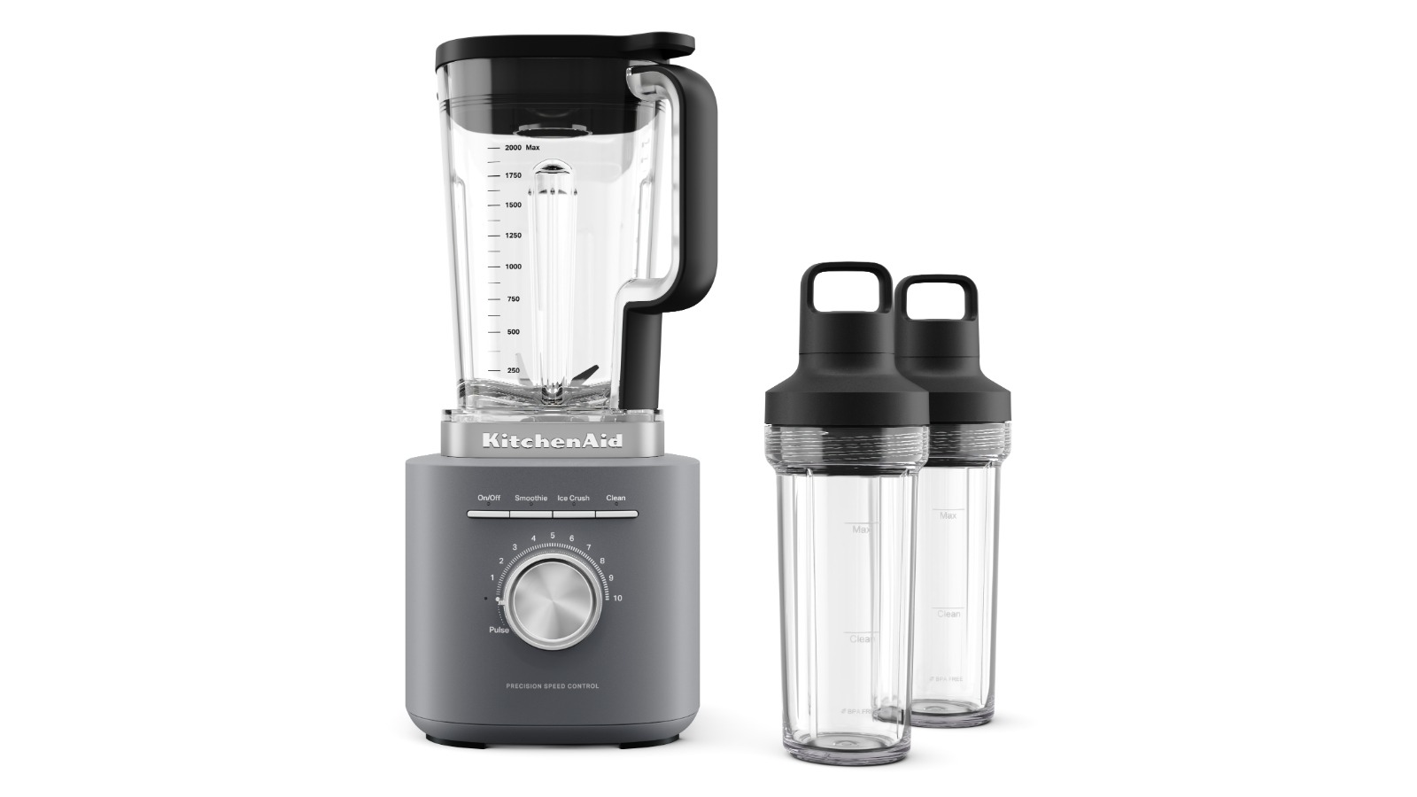 KitchenAid Pure Power Blender Set - Charcoal Grey