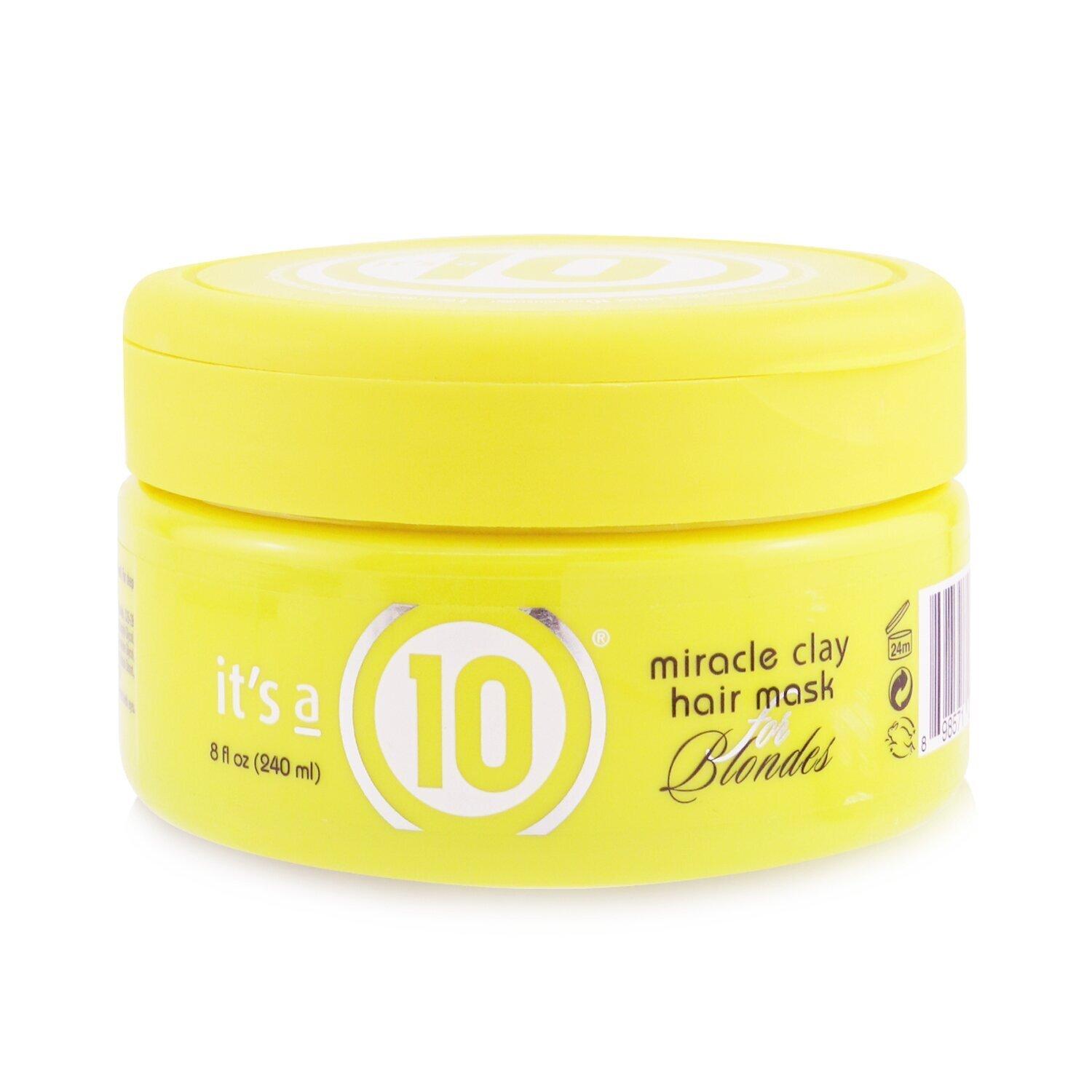 It's A 10 Miracle Clay Hair Mask (For Blondes)  - 240ml/8oz
