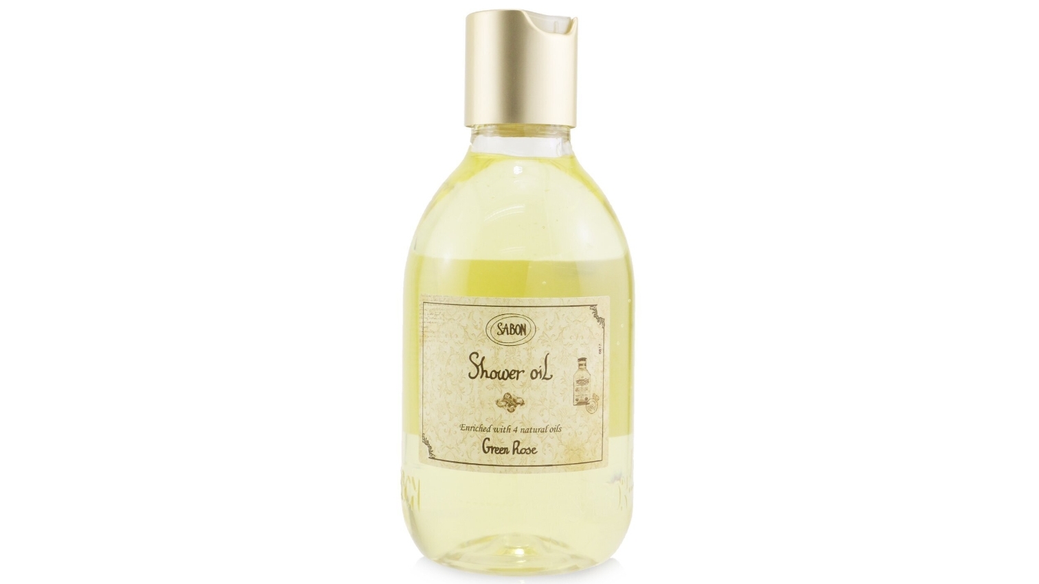 Sabon Shower Oil - Green Rose (Plastic Bottle) -300ml/10.5oz