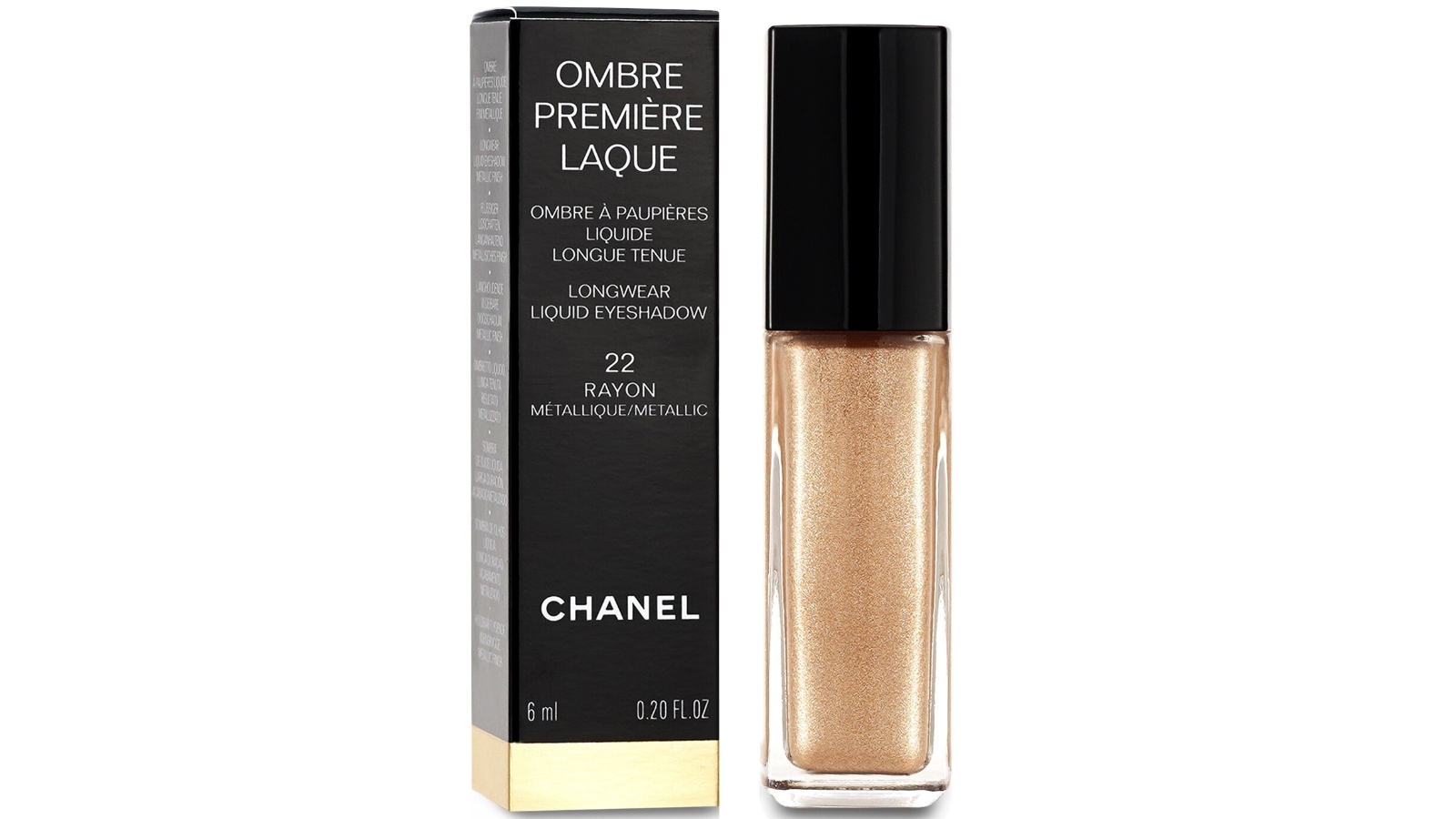 Chanel Ombre Premiere Laque Longwear Liquid Eyeshadow - No. 22 Rayon - 6ml/ 0.2oz