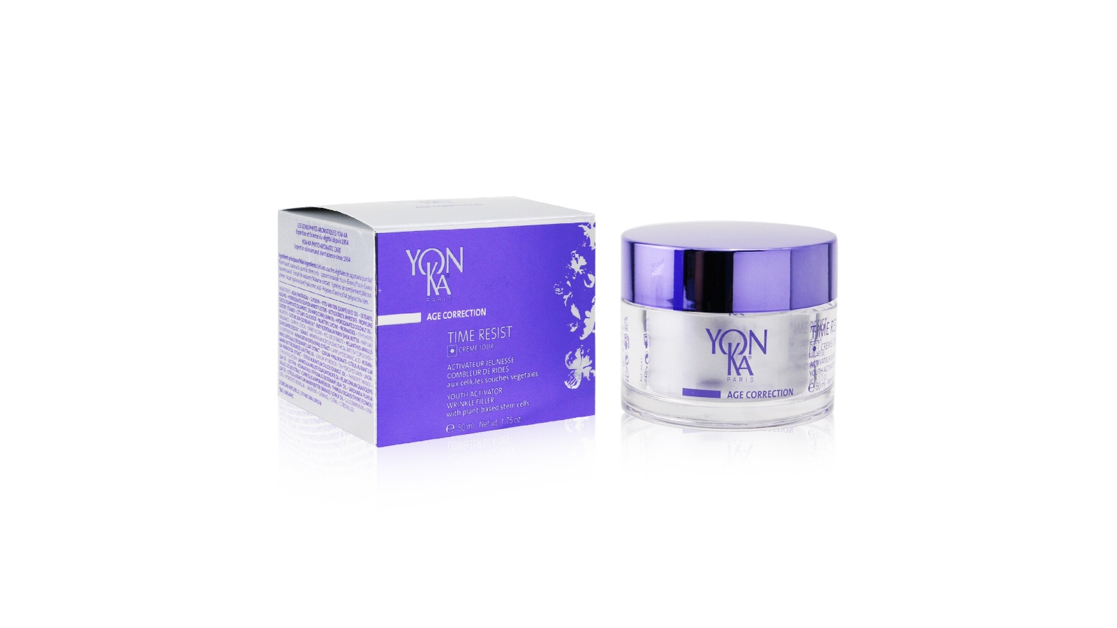 Yonka Age Correction Time Resist Creme Jour With Plant-Based Stem Cells - Youth Activator - Wrinkle Filler - 50ml/1.75oz