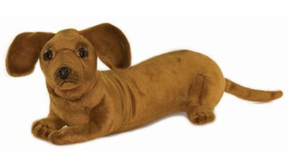 Hansa 40cm Dachshund Pup Plush Toy
