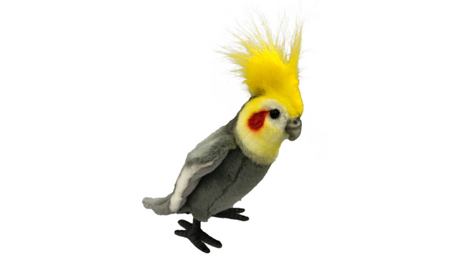 Hansa 23cm Grey Cockatiel Plush Toy