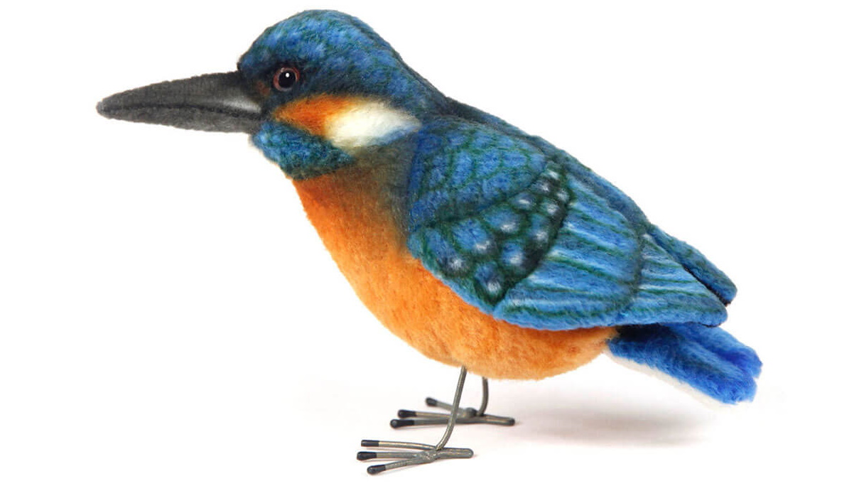 Hansa 15cm King Fisher w/o Legs Plush Toy