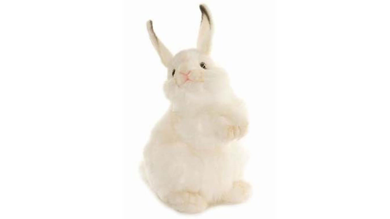 Hansa 32cm White Standing Rabbit