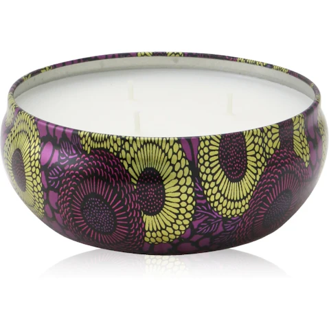 Voluspa 3 Wick Decorative Tin Candle - Santiago Huckleberry - 340g/12oz