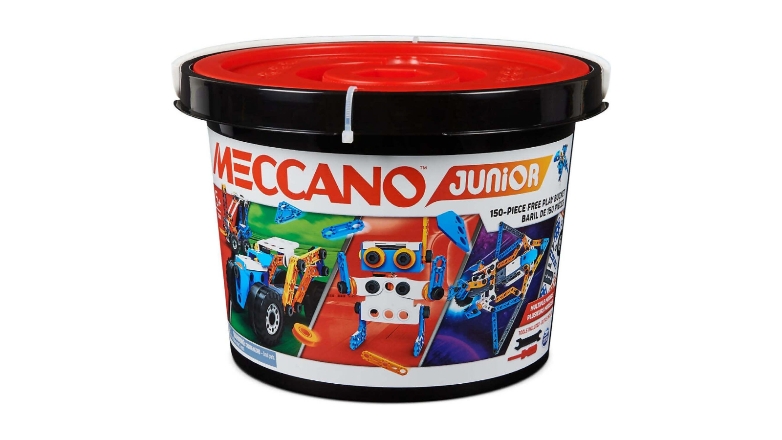 Meccano Junior Mighty Cycles | 3-in-1 Bausatz Für Kinder Ab 5 Jahren Mit Werkzeug