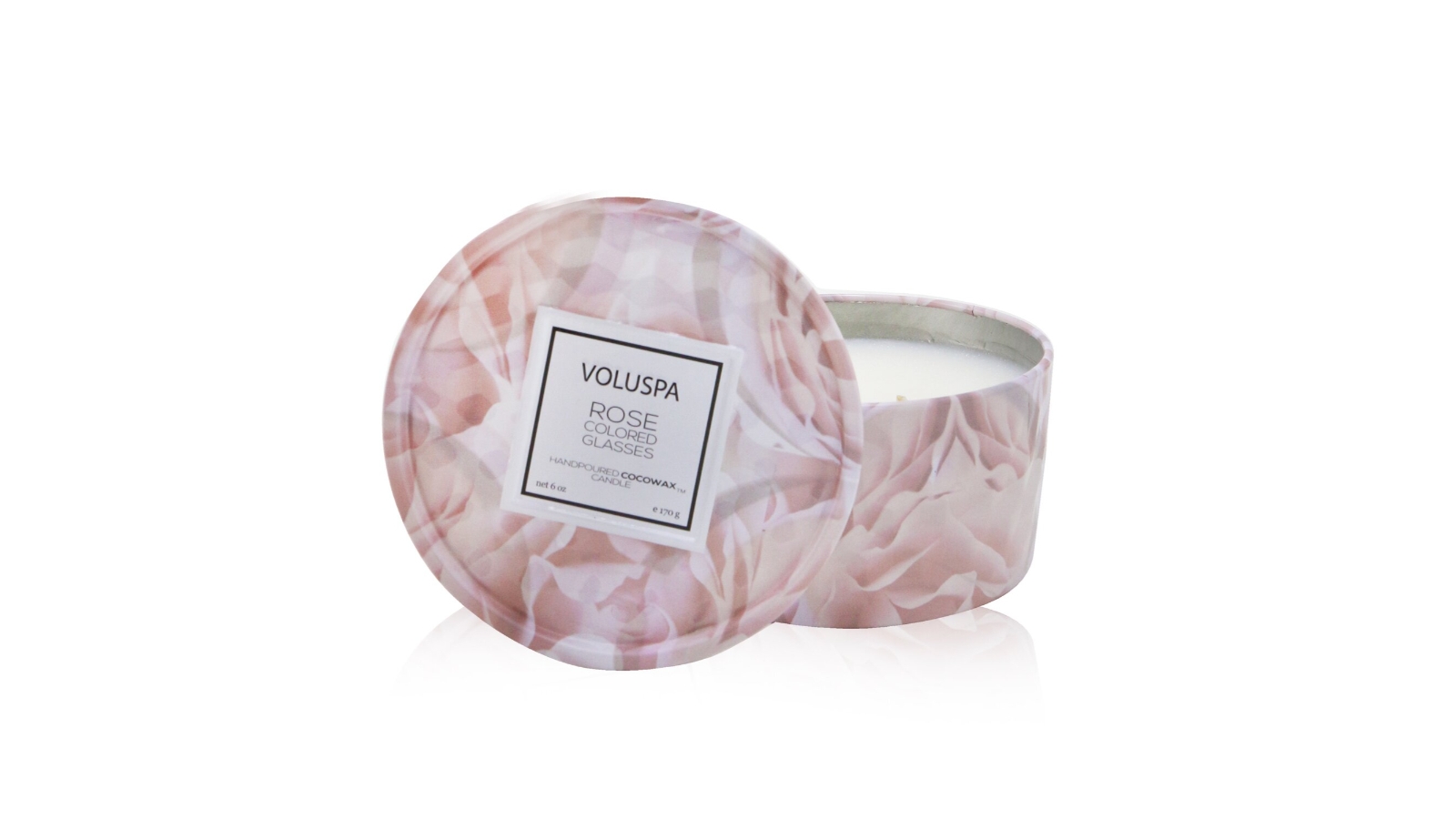 Voluspa 2 Wick Tin Candle - Rose Colored Glasses -170g/6oz