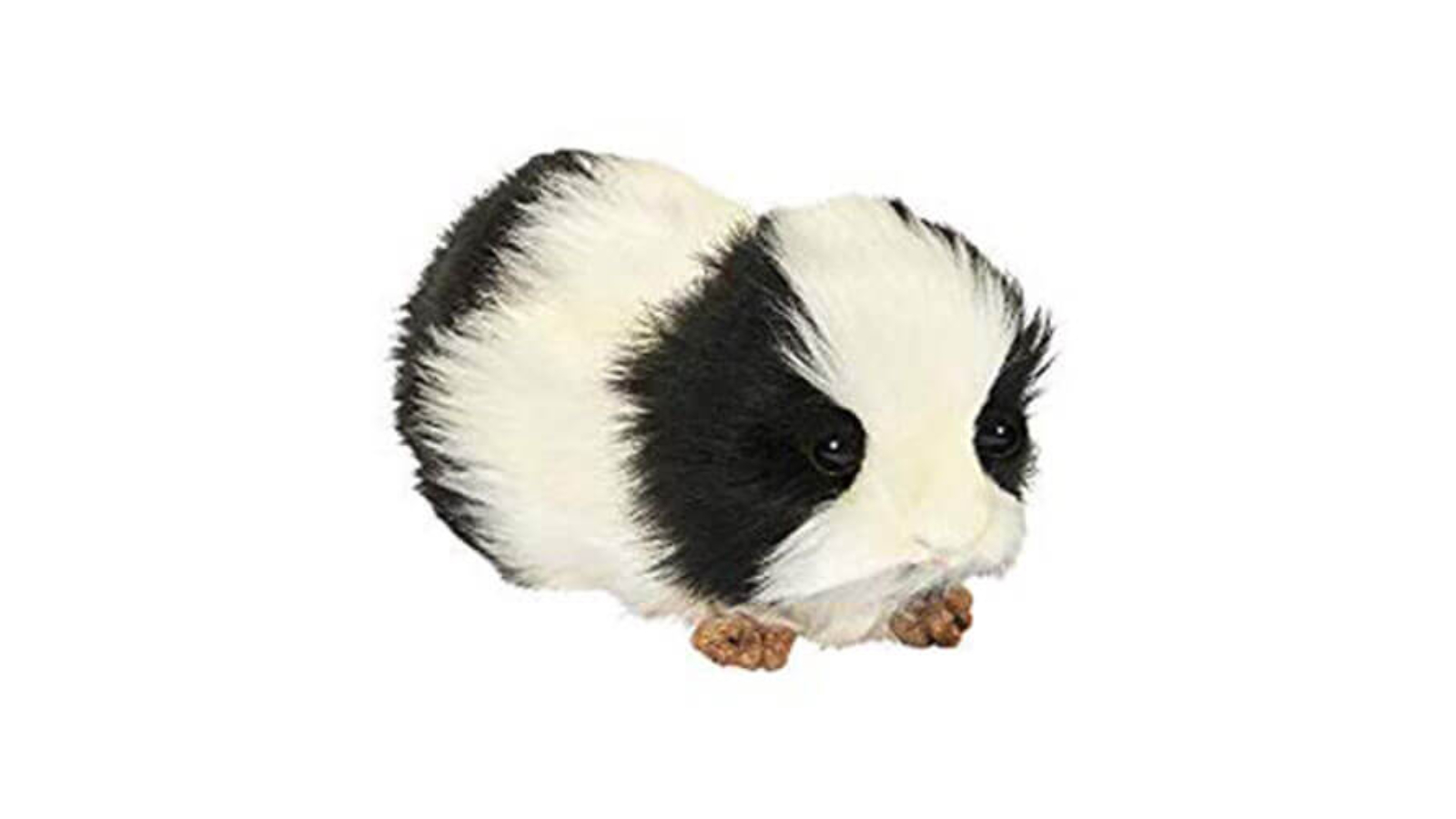 Hansa Black/White Guinea Pig - 19cm