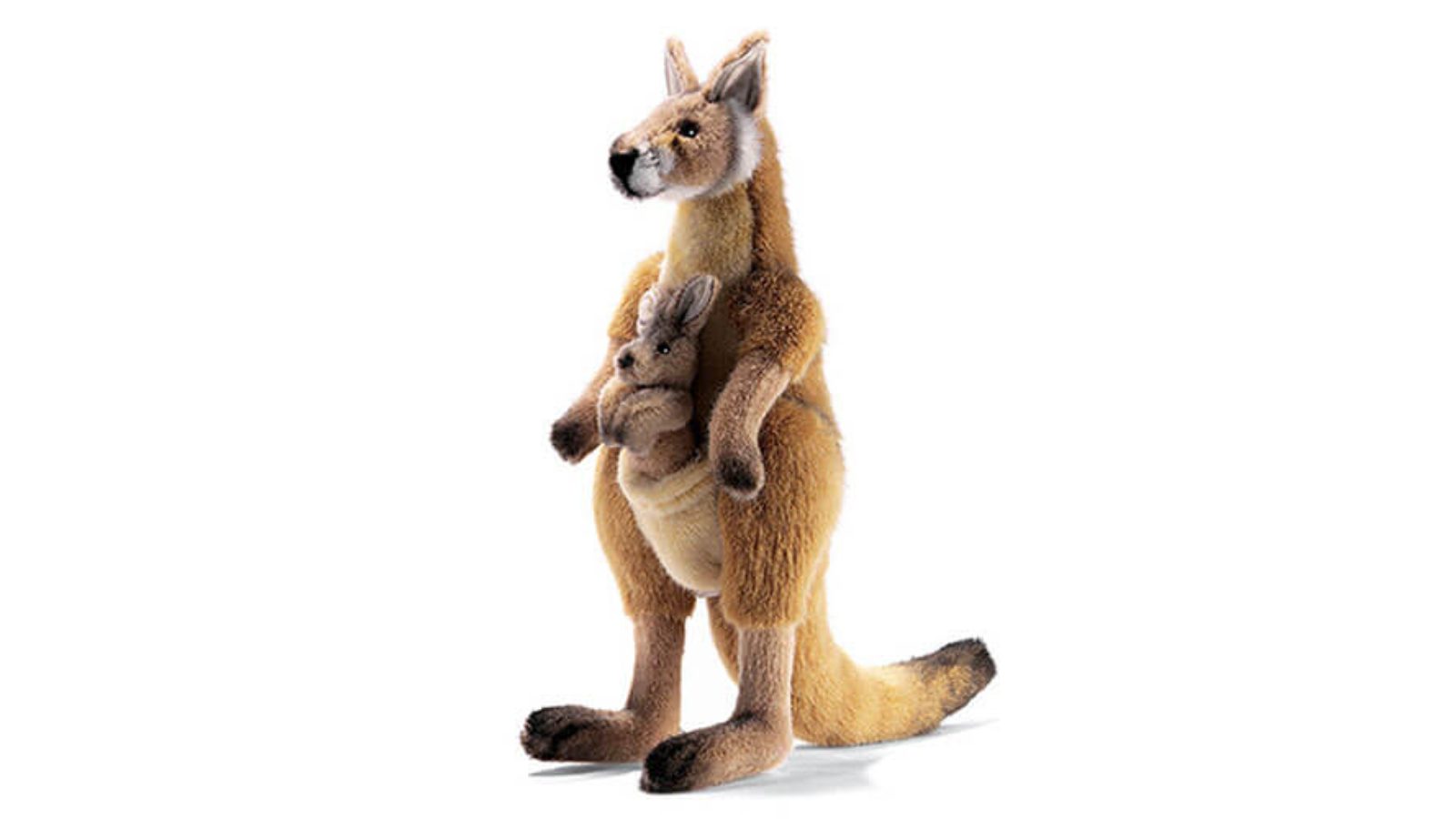 Hansa Red Mama and Joey Kangaroo Plush Toy 43cm Harvey Norman