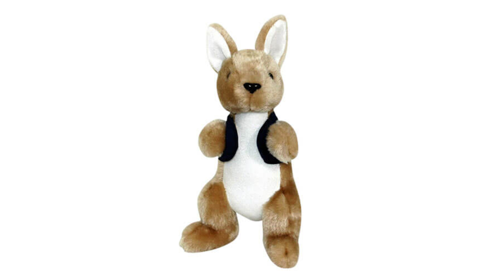 Jumbuck Kangaroo Ember Jacket Plush Toy - 23cm