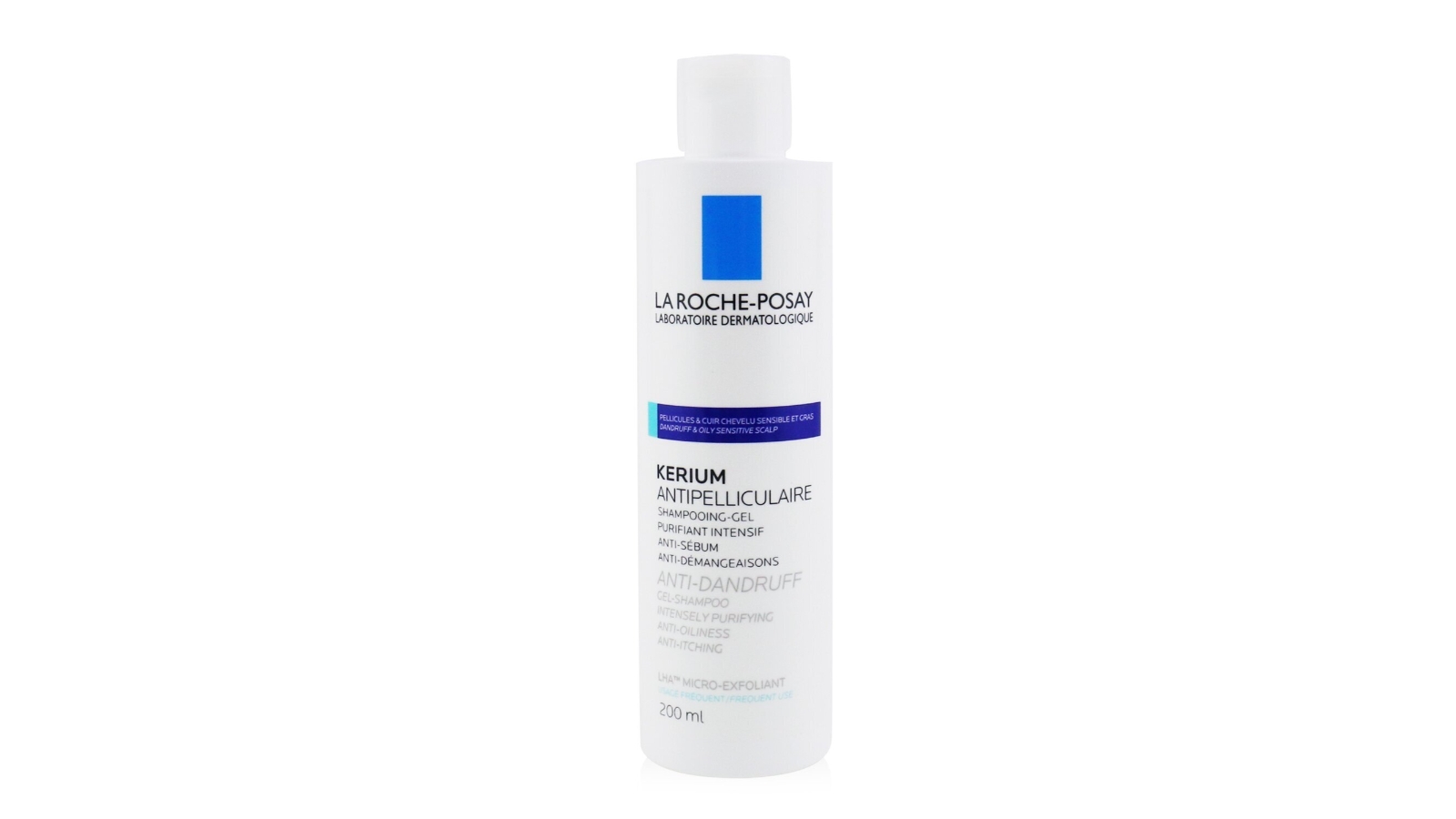 La Roche Posay Kerium Anti-Dandruff Micro-Exfoliating LHA Gel Shampoo -200ml/6.7oz