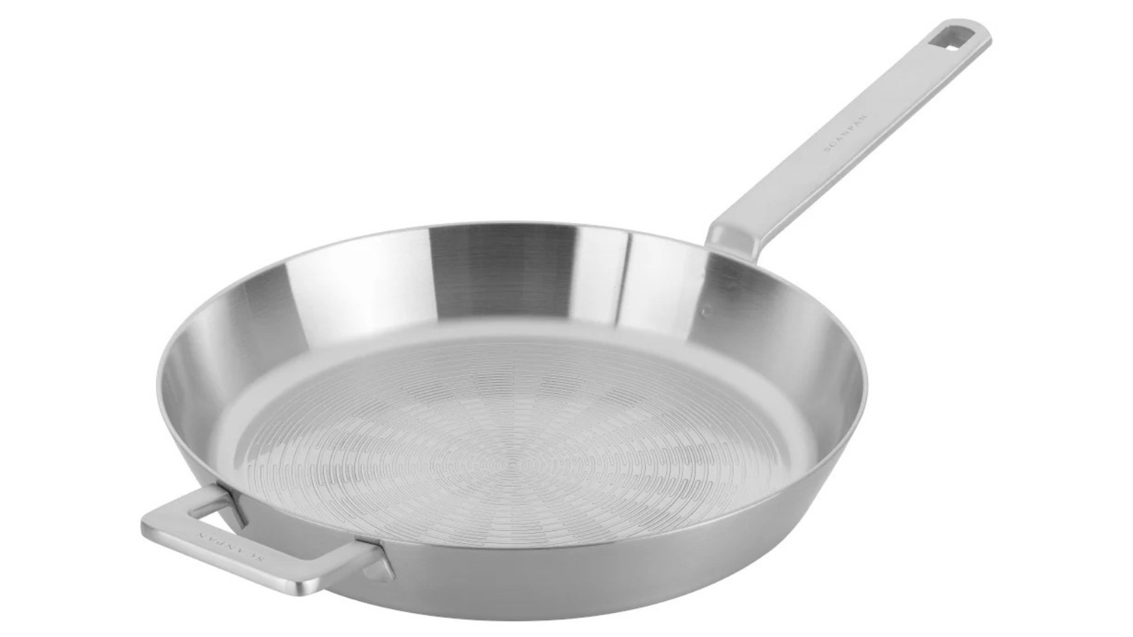 Scanpan Elektra 32cm Frypan with Helper Handle - Silver