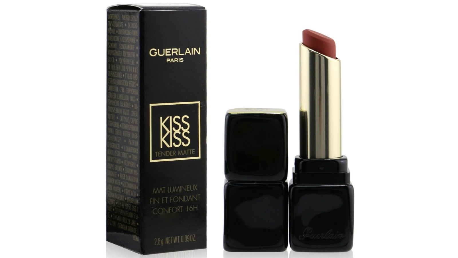 Guerlain Kisskiss Tender Matte Lipstick - No. 770 Desire Red - 2.8g/0.09oz