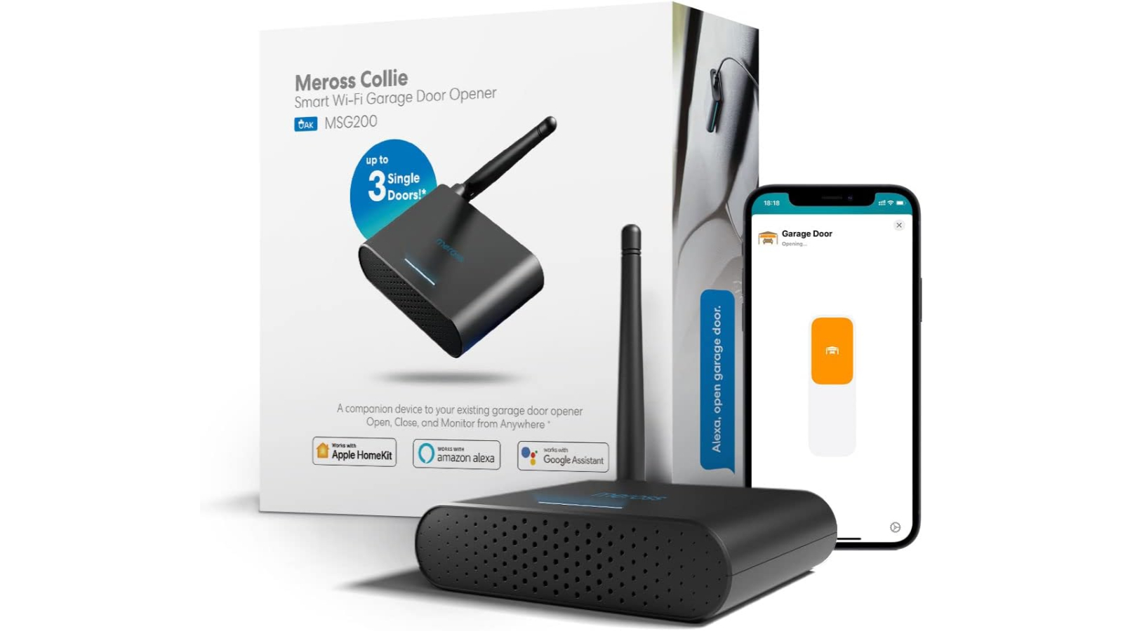 Meross MSG200HK Smart WiFi Garage Door Opener