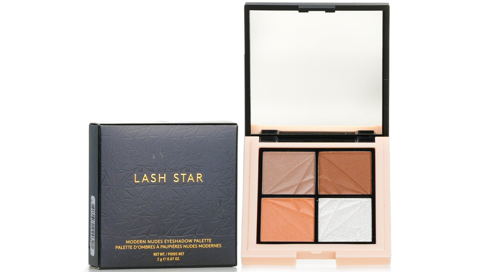 Lash Star Modern Nudes Quad Eyeshadow Palette - No. 3 Grey - 2g/0.07oz