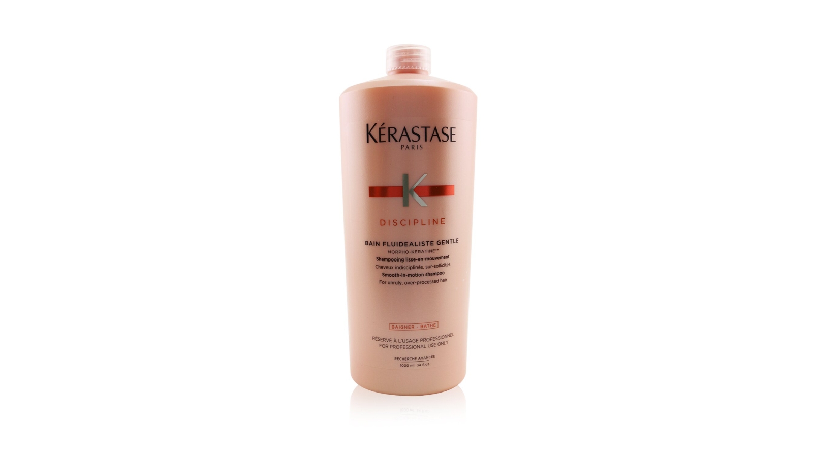 Kerastase Discipline Bain Fluidealiste Smooth-In-Motion Gentle Shampoo (For Unruly, Over-Processed Hair) - 1000ml/3.4oz