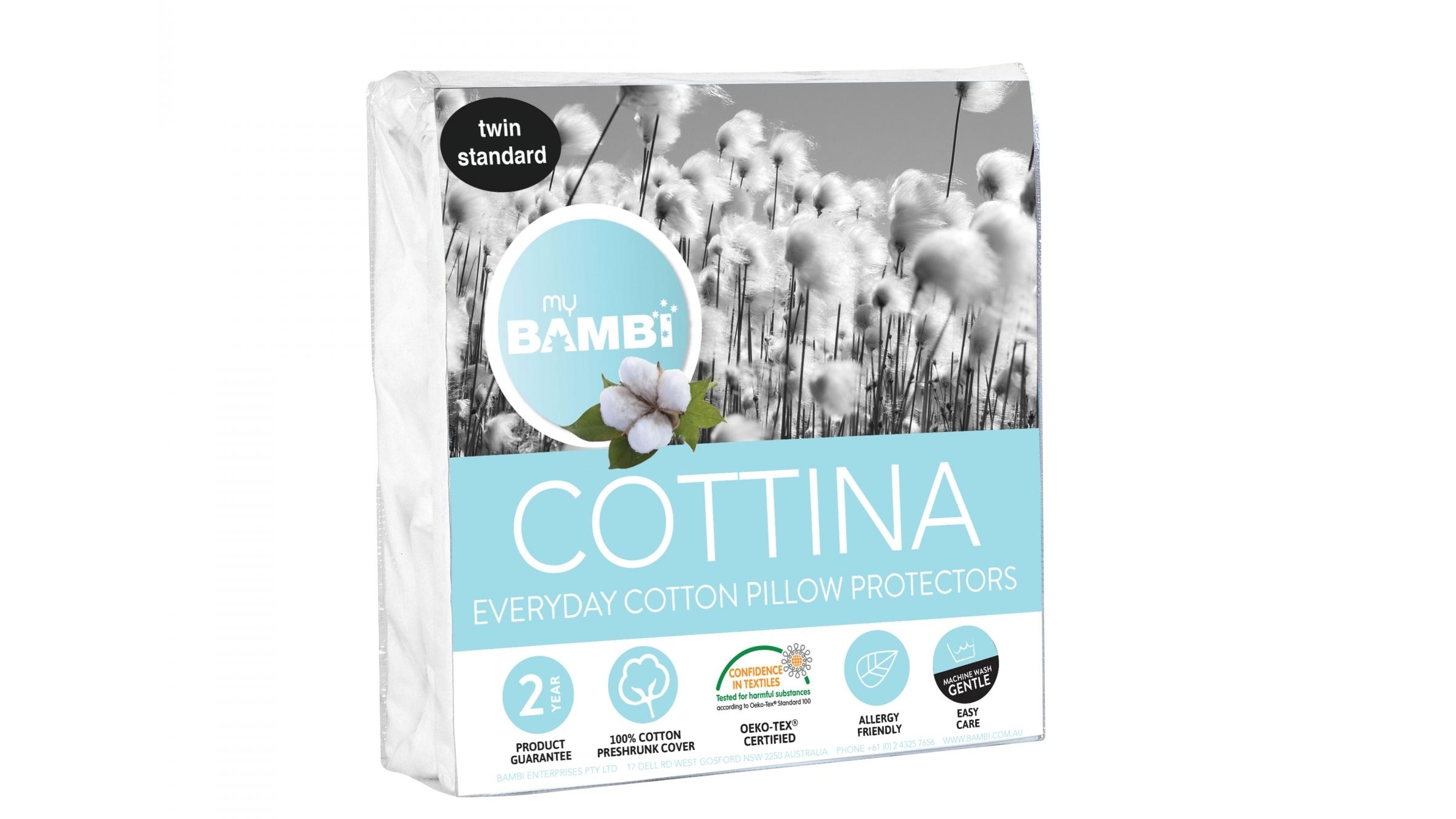 Bambi Cottina Pillow Protector Twin Pack