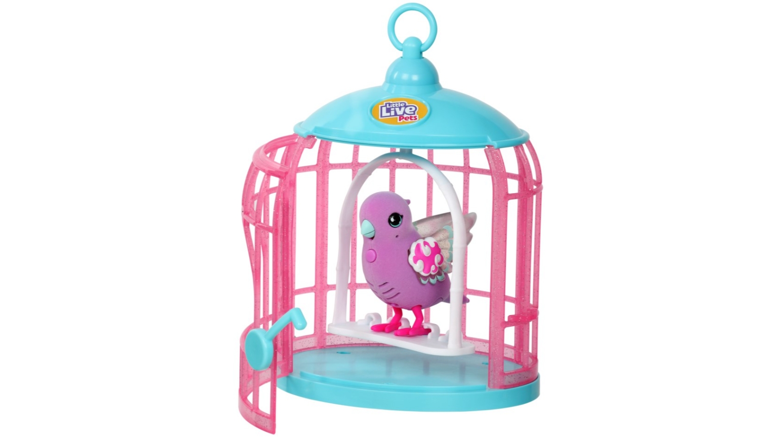 Little Live Pets Lil Bird and Bird Cage Polly Pearl Mj26404 Harvey Norman