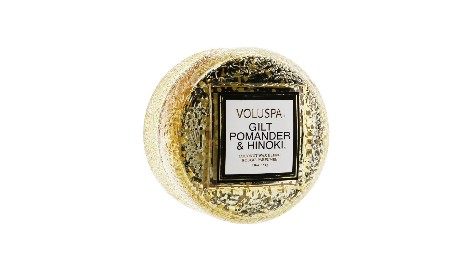 Voluspa Macaron Candle - Gilt Pomander & Hinoki -51g/1.8oz
