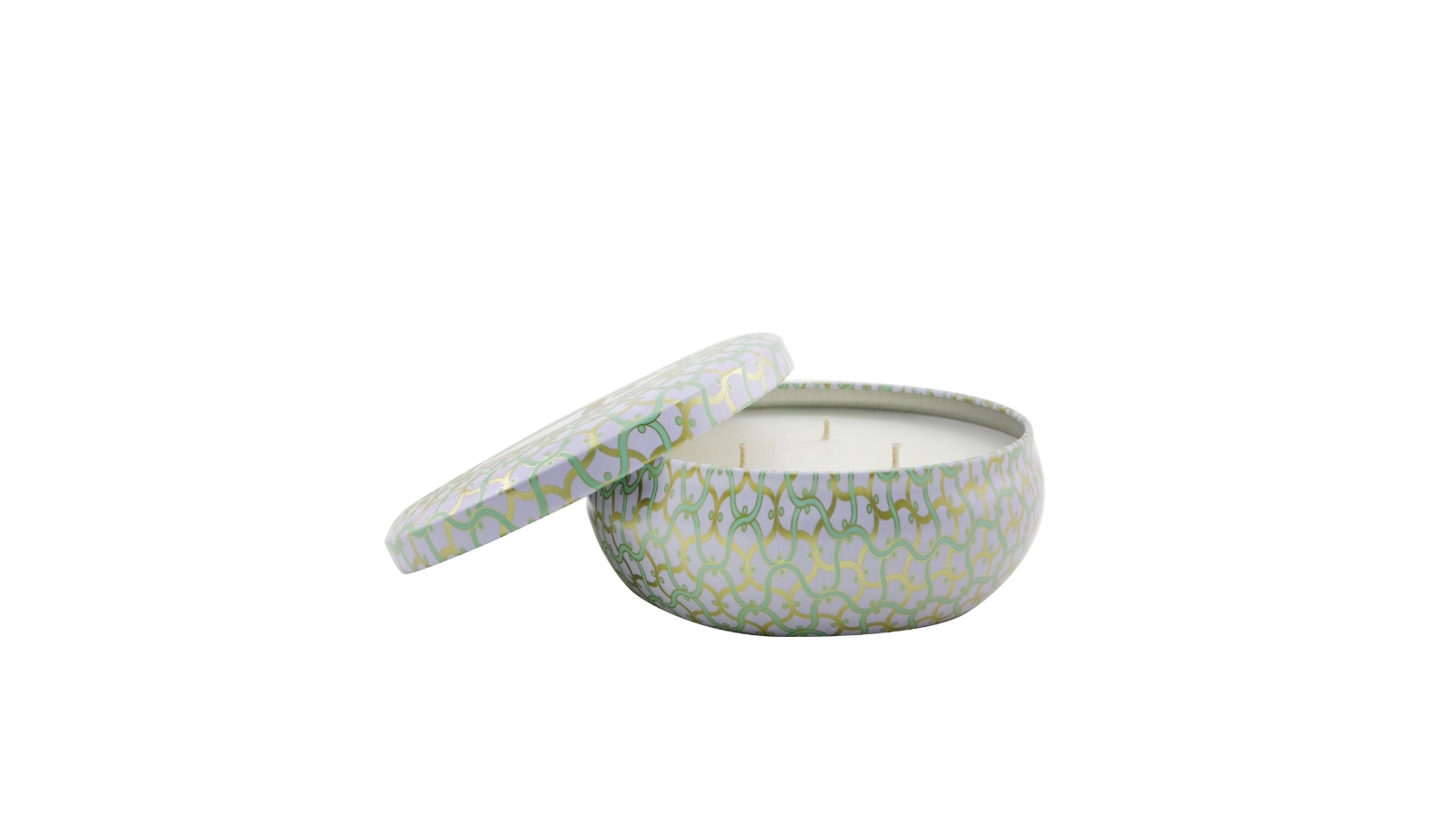 Voluspa 3 Wick Decorative Tin Candle - Laguna  - 340g/12oz
