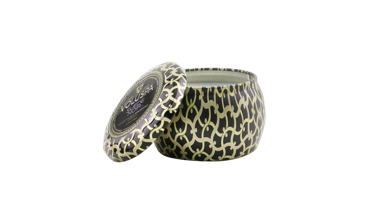 Voluspa Mini Tin Candle - Suede Noir -113g/4oz