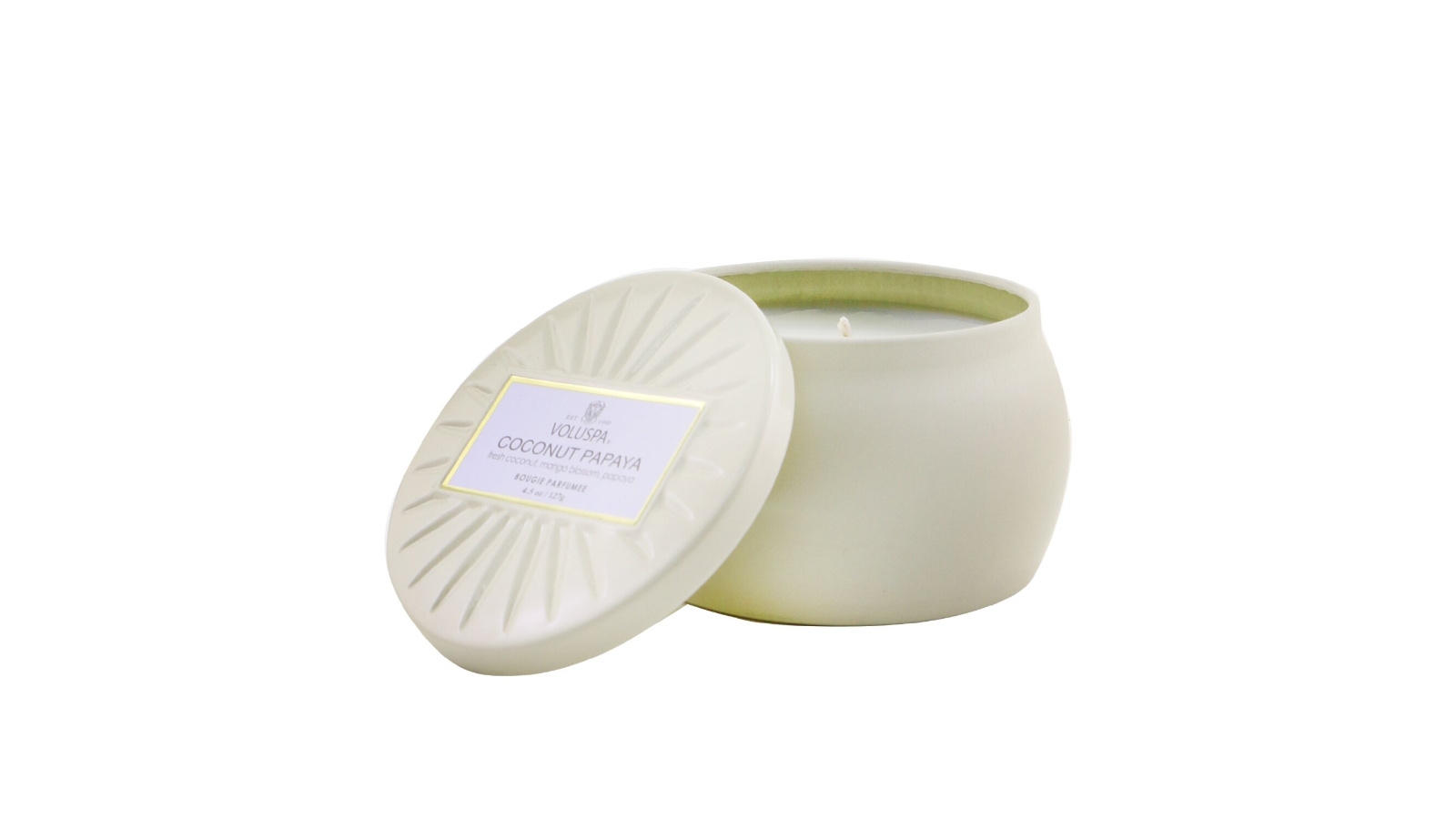 Voluspa Mini Tin Candle - Coconut Papaya -127g/4.5oz