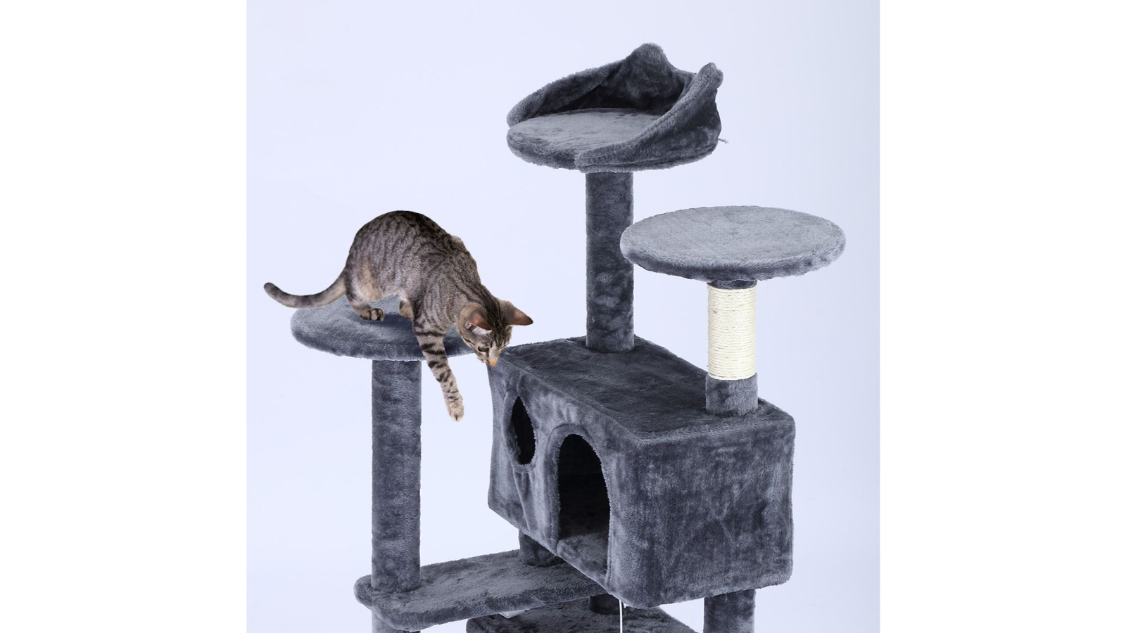 Pet Scene Cat Tower Tree House Scratching Post Multi level Scratcher Harvey Norman