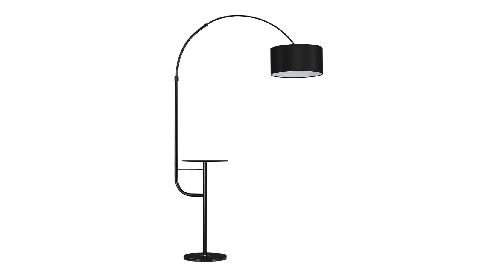 Modern LED Arc Stand Adjustable Floor Lamp - Black