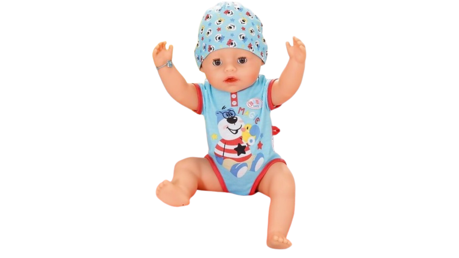 Baby Born 43cm Magic Boy with Bodysuit and Hat