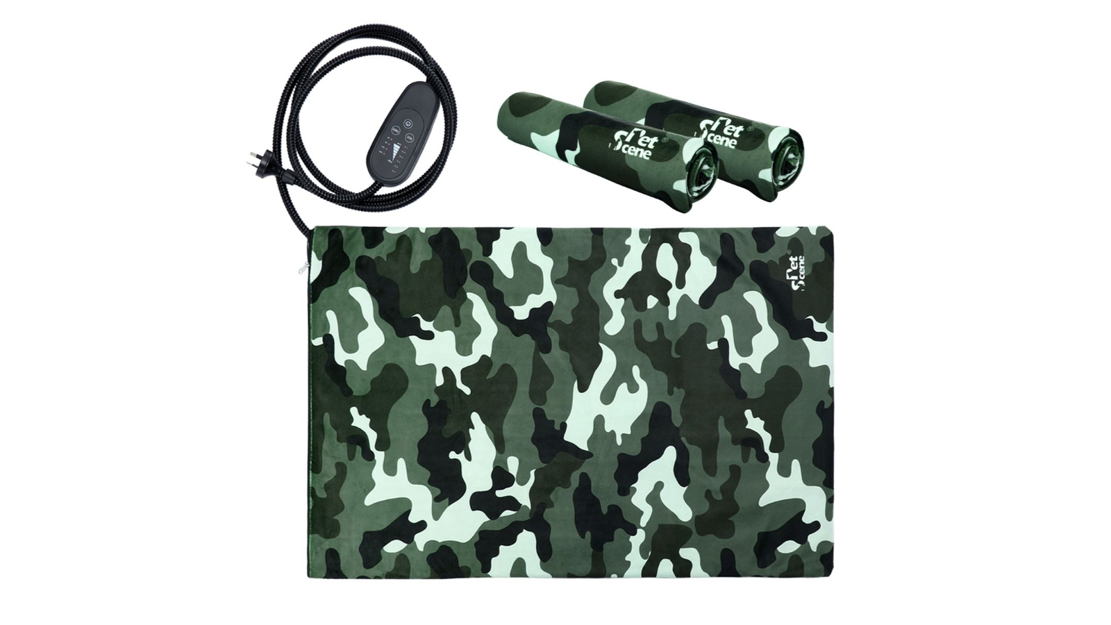 Pet Scene Electric Pet Dog Heating Blanket with 2 Cloth Cover - 60 x 45cm