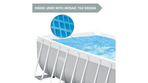 Intex 4x2m Rectangular Above Ground Pool with Pump | Harvey Norman